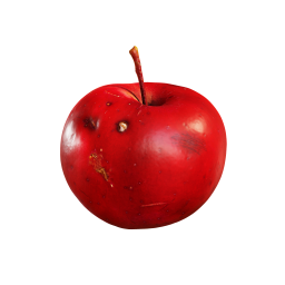 Wilder roter Apfel