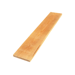 Planche bordée de pin