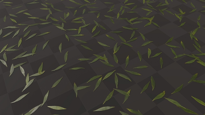 Green Grass Leaves