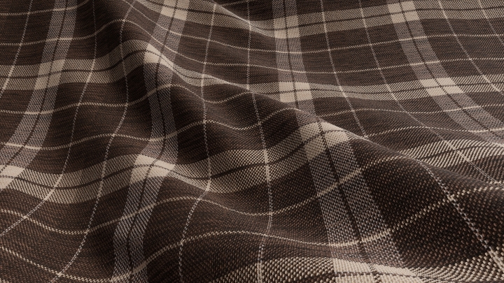 Dense Checkered Fabric