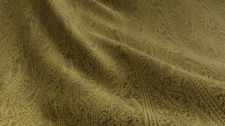 Fabric with Folk Pattern