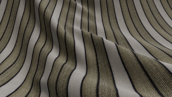 Fashionable Striped Fabric