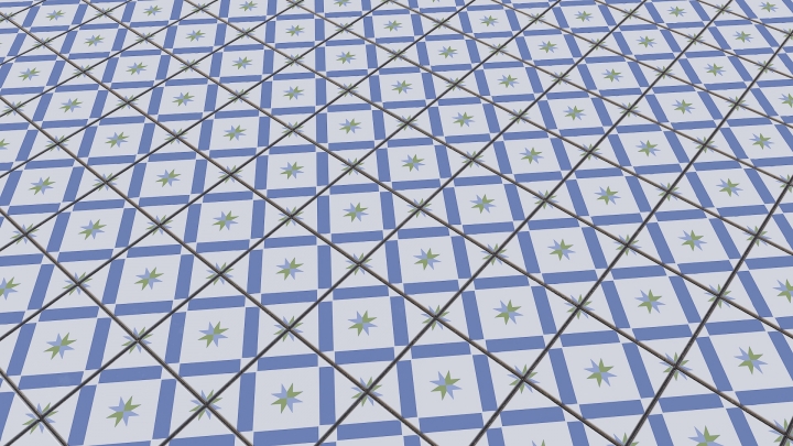 Tile with a Rhombus
