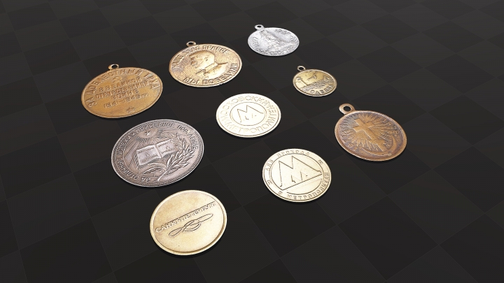 Old Soviet Medallions