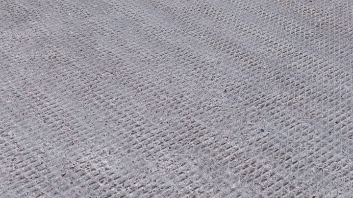 Checkered Concrete Slab