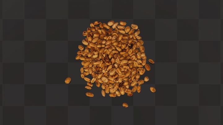 Pile of Roasted Peanuts