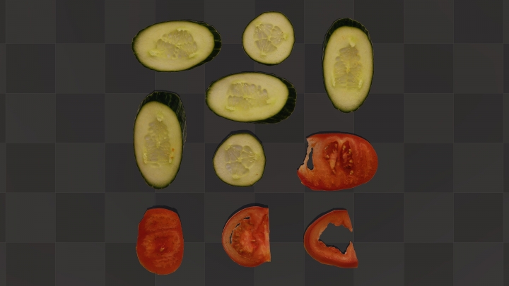 Tomatoes and Cucumbers