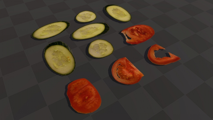 Tomatoes and Cucumbers