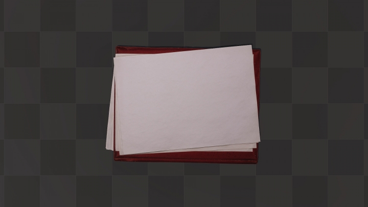 Blank Paper Folder