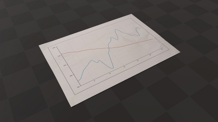 White Sheet with Graph