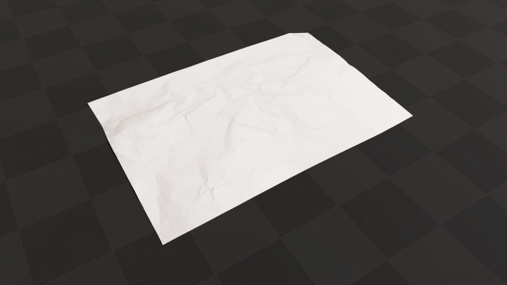 Crumpled Sheet with Graph