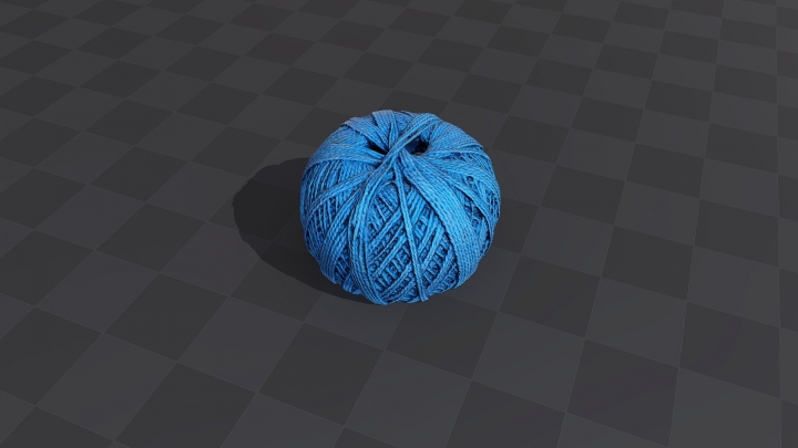 Blue Ball of Thread