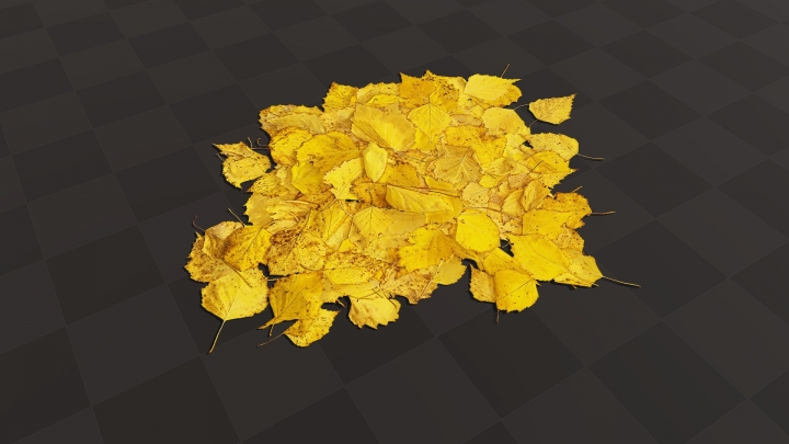 Bunch of Yellow Leaves