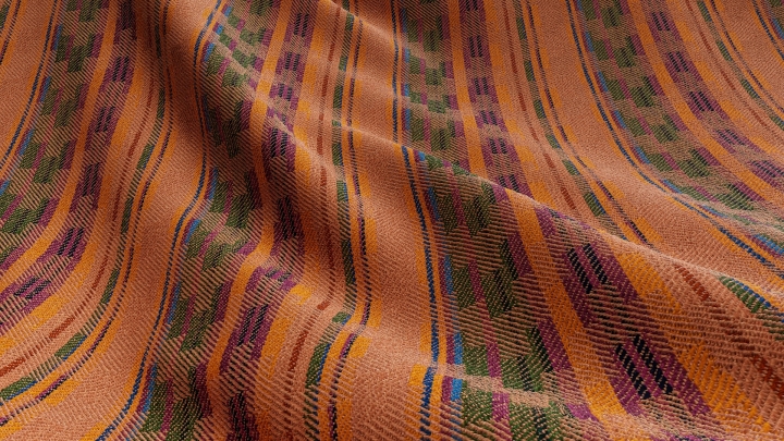 Printed Wool Fabric
