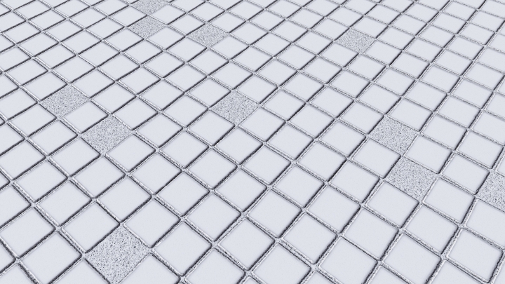 Destroyed Ceramic Tiles