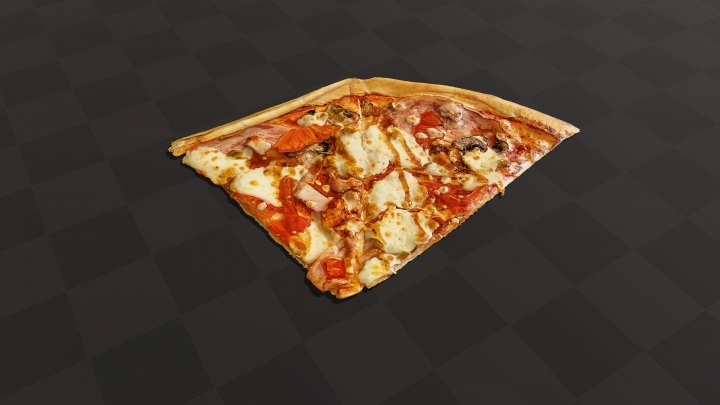 Großes Stück Pizza