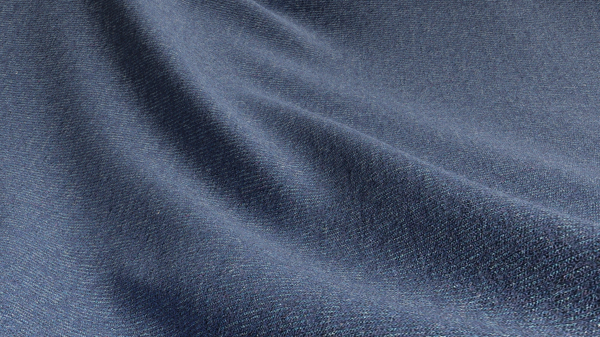 Blue Wool Fabric PBR Texture