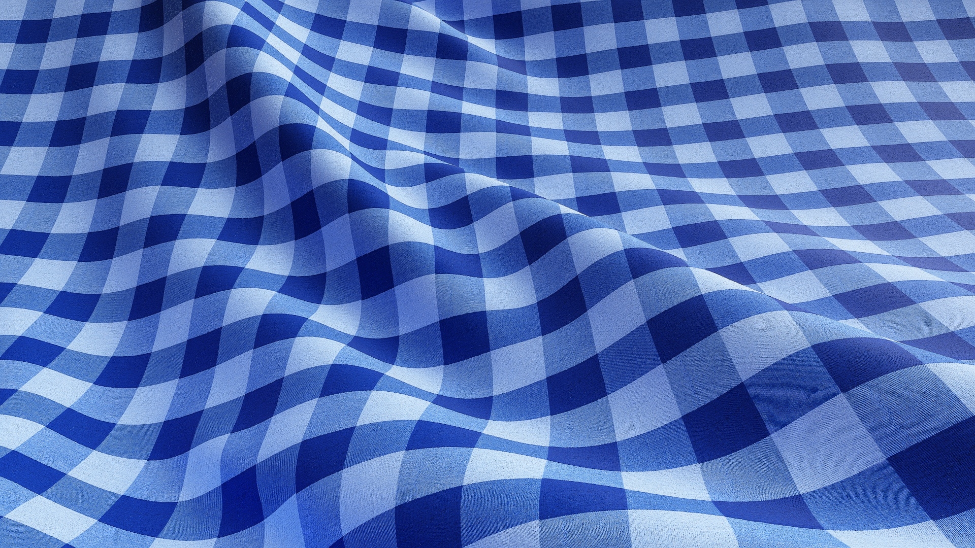 Blue Wool Fabric PBR Texture